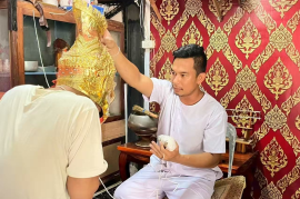 法刺圣针泰国阿赞诺诺 师傅 泰国刺符阿赞诺 圣针阿赞诺泰北首席刺符师傅介绍