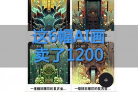 AI绘画：一分钟赚200，还能申请版权